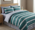 Green & Grey Premium Winter Cotton Duvet Cover Set