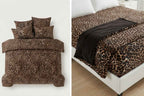 Golden Leopard Printed pure Cotton  Bedsheet Set