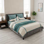 Coastal Teal  8 pcs Comforter Set