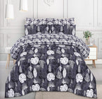 Pure Cotton Midnight leaves bedsheet set