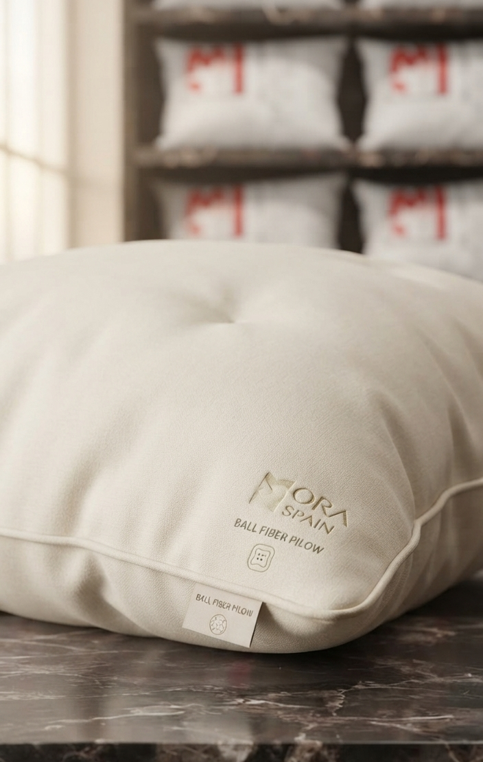 Mora Spain Ball Fiber Pillow – Soft & Fluffy Sleeping Pillow