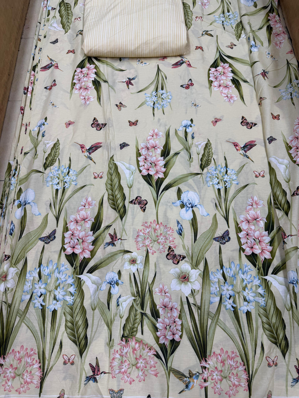 Pure Cotton Garden Bloom Bedsheet Set