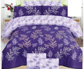Royal Lavender Botanical Pure Cotton Bedsheet