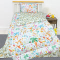 Colorful Animal and Floral Kids Summer Comforter Set