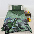 Green Dinosaur Kids Summer Comforter Set