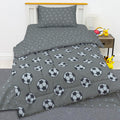 Grey Football Kids Summer Comforter Set