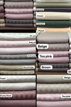 Satin Stripe Bedsheet Set