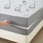 Premium Waterproof Terry Cotton Zipper Mattress Protector (King Size)