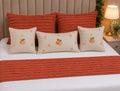 Signature Handcrafted Orange Embroidered