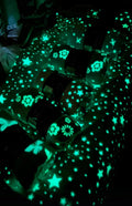Floral Star Glow Fleece Blanket