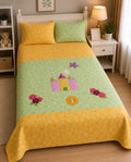 Kids Disney Embroidered Single Bedsheet Set