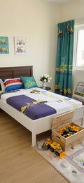 Boys’ Car Theme Pure Cotton, Embroidered Bedsheet