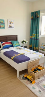 Boys’ Car Theme Pure Cotton, Embroidered Bedsheet