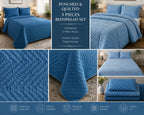 Quilted Bedspreads - 3 Pcs