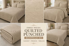 Quilted Bedspreads - 3 Pcs