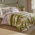 Abstract Watercolor Landscape Comforter Set — Summer Cotton Jeans - Hina Beddings