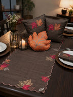 Autumn Maple Leaf Multipurpose Runner Set — 4 Piece - Hina Beddings