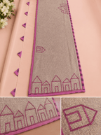 Lavender Embroidered Multipurpose Runner - Hina Beddings