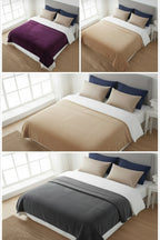 Premium King Size Summer Fleece Blanket – Ultra Soft & Lightweight - Hina Beddings