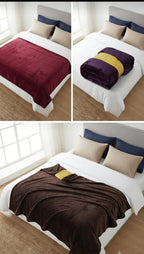 Premium King Size Summer Fleece Blanket – Ultra Soft & Lightweight - Hina Beddings