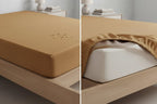 Premium Waterproof Terry Cotton Fitted Mattress Protector - Hina Beddings