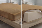 Premium Waterproof Terry Cotton Fitted Mattress Protector - Hina Beddings