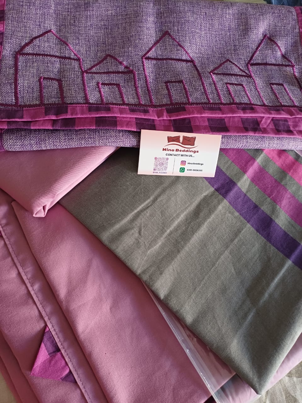 Rosewood Charm Bedsheet Set - Hina Beddings