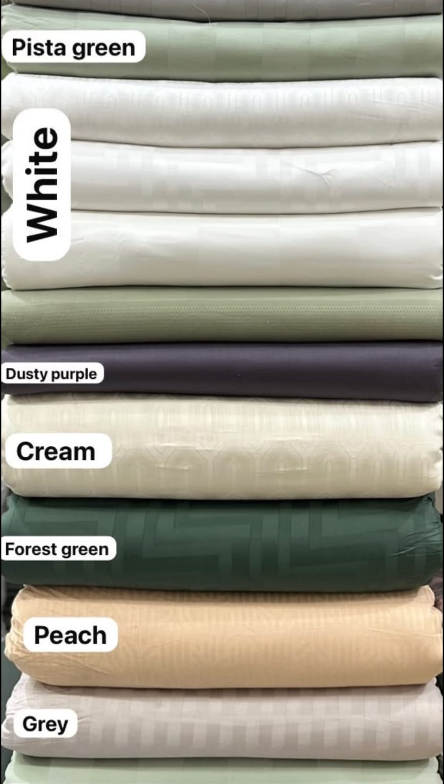 Satin Stripe Bedsheet Set - Hina Beddings