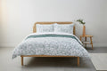 Willow Spring Printed satin Bedsheet Set - Hina Beddings